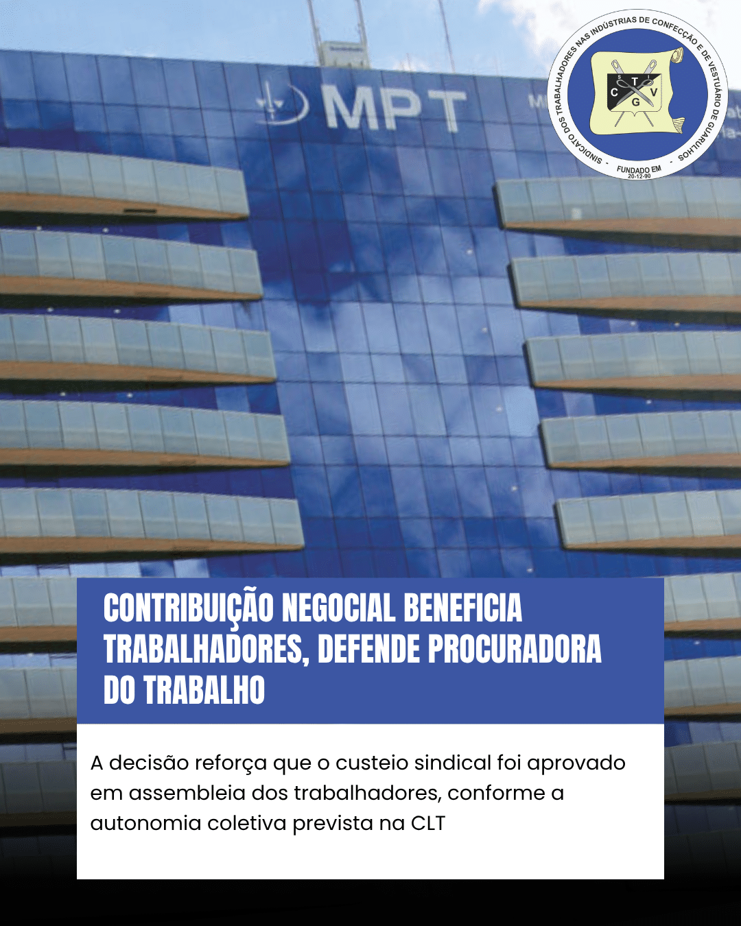 Contribuição negocial beneficia trabalhadores, defende procuradora do Trabalho