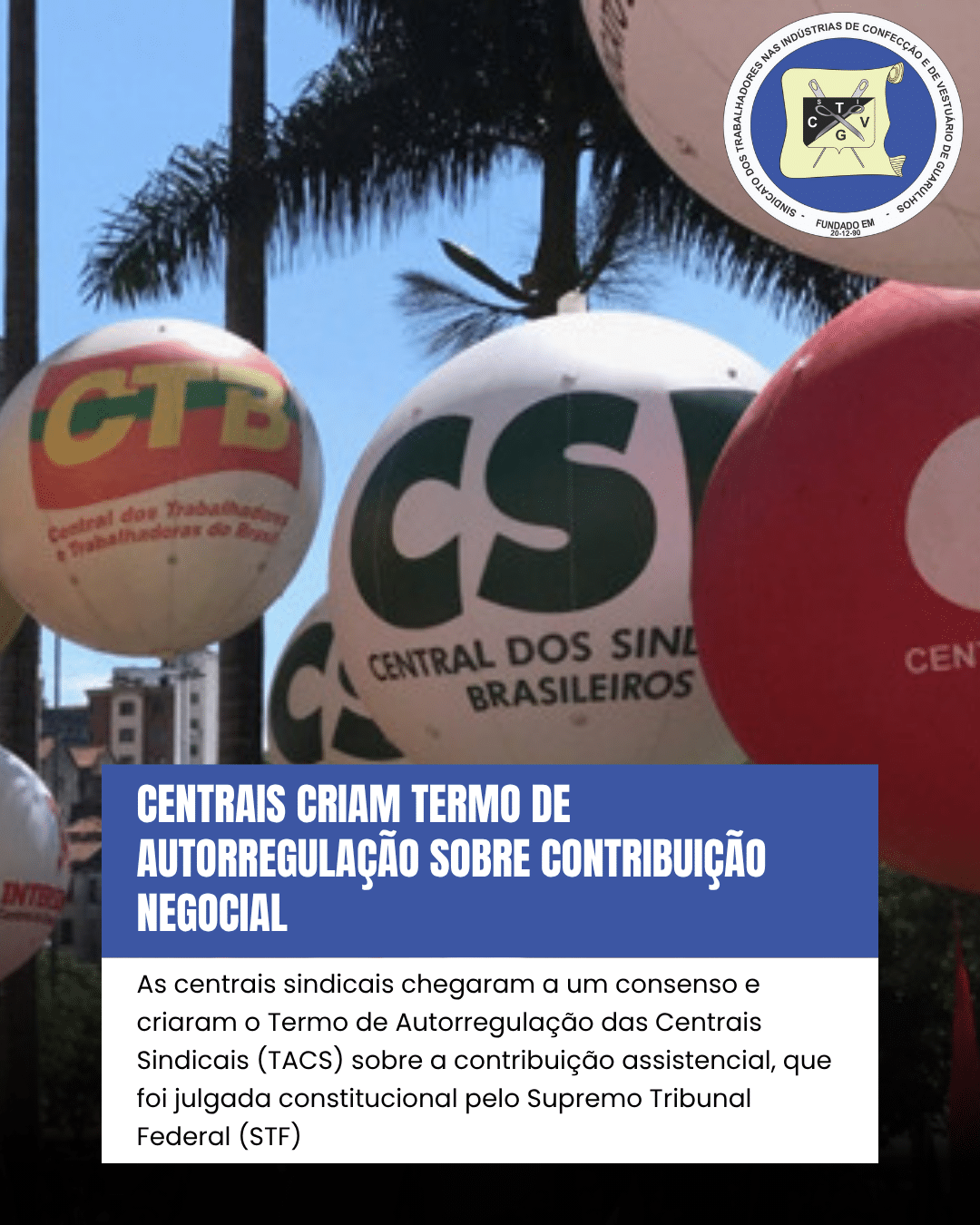 Centrais criam Termo de Autorregulação sobre contribuição negocial
